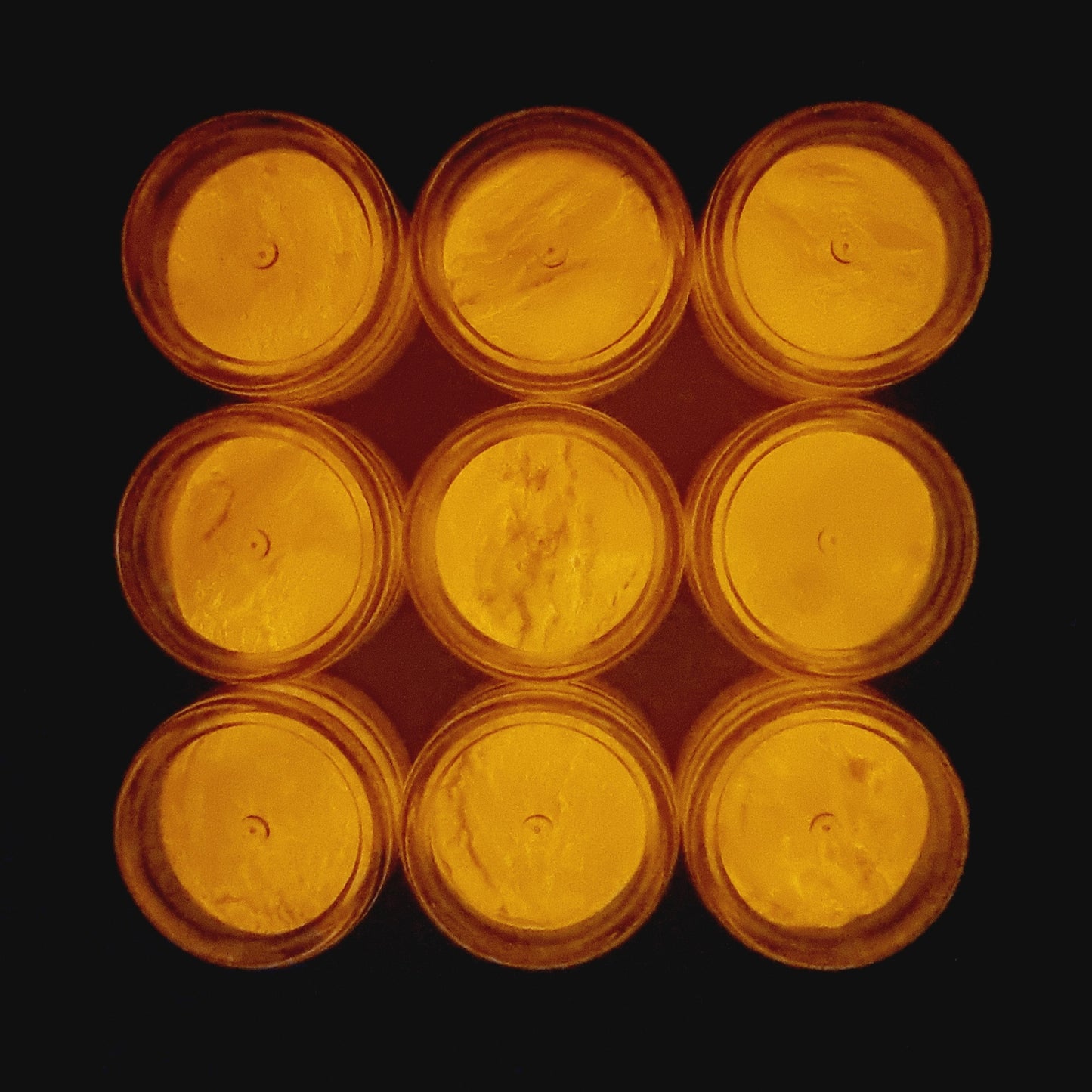 Light Orange Glow in the Dark Mica Powder