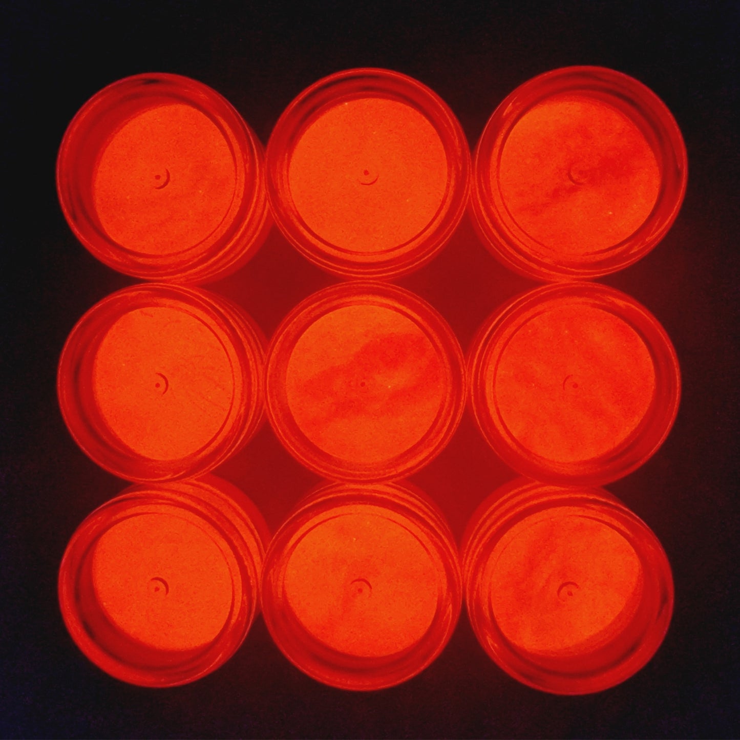 Orange Glow in the Dark Mica Powder