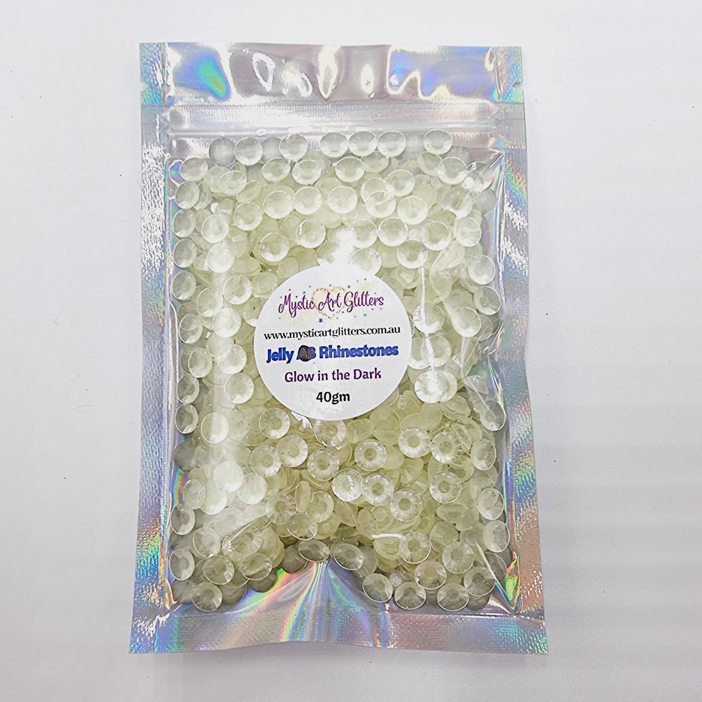 Glow In The Dark Jelly Resin Rhinestones Flatback