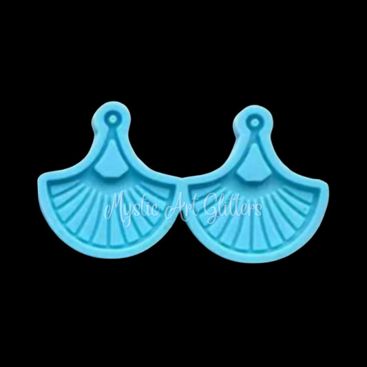 Fan Silicone Earring Mould