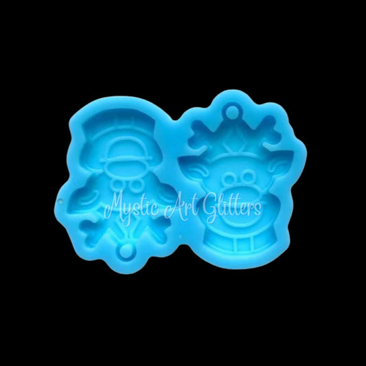 Reindeer Silicone Earring Mould