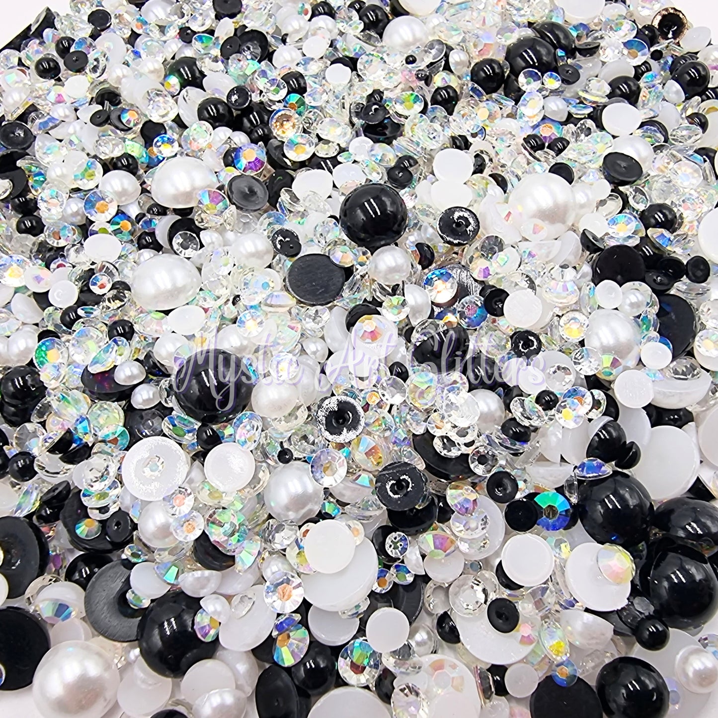 Pearl & Resin Rhinestones - Glamorous Mix