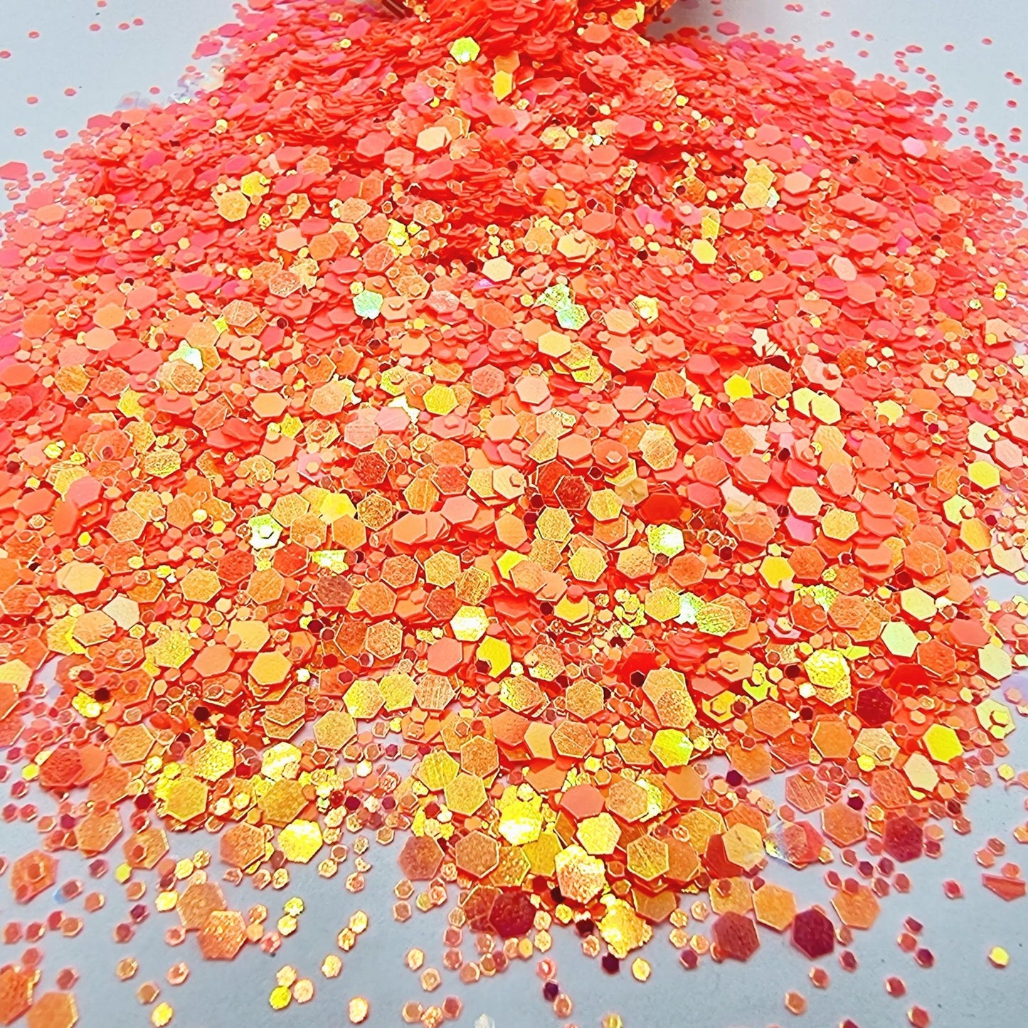 Glow In The Dark Glitter - December 1963 - Orange Colour Changing