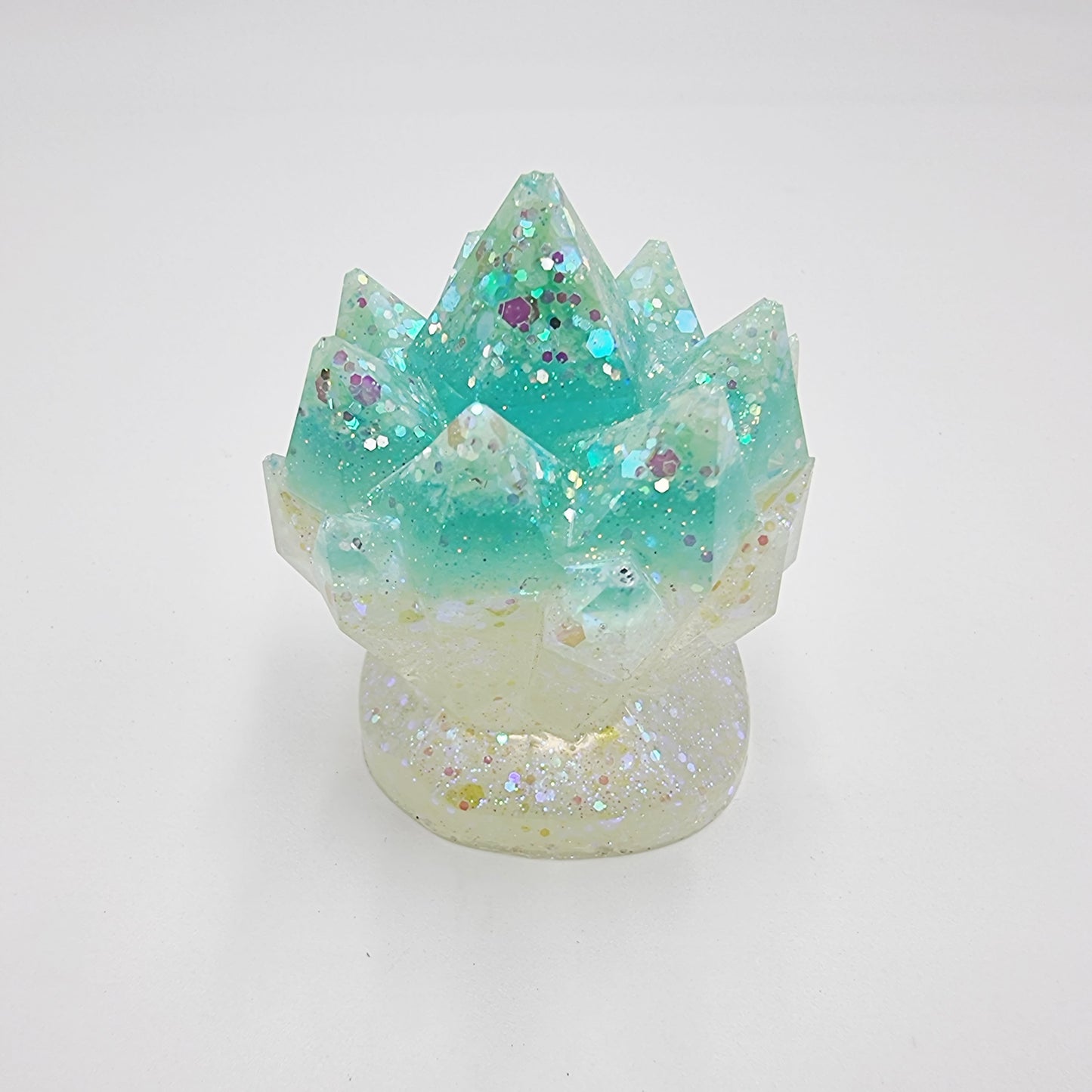 Glow In The Dark Resin Crystal Cluster