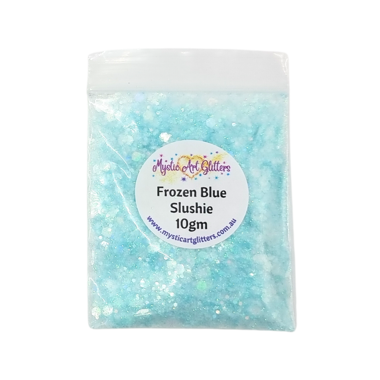Frozen Blue Slushie Iridescent Opalescent Mix