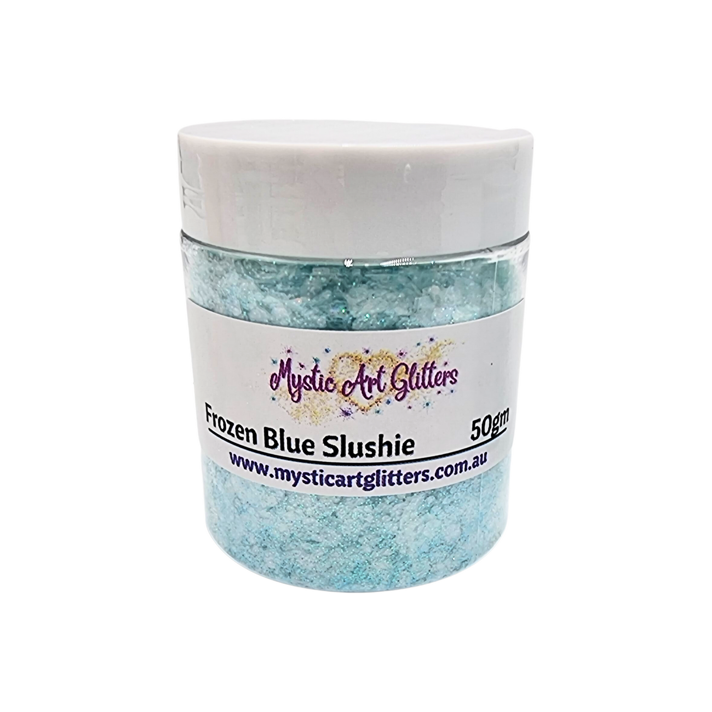 Frozen Blue Slushie Iridescent Opalescent Mix