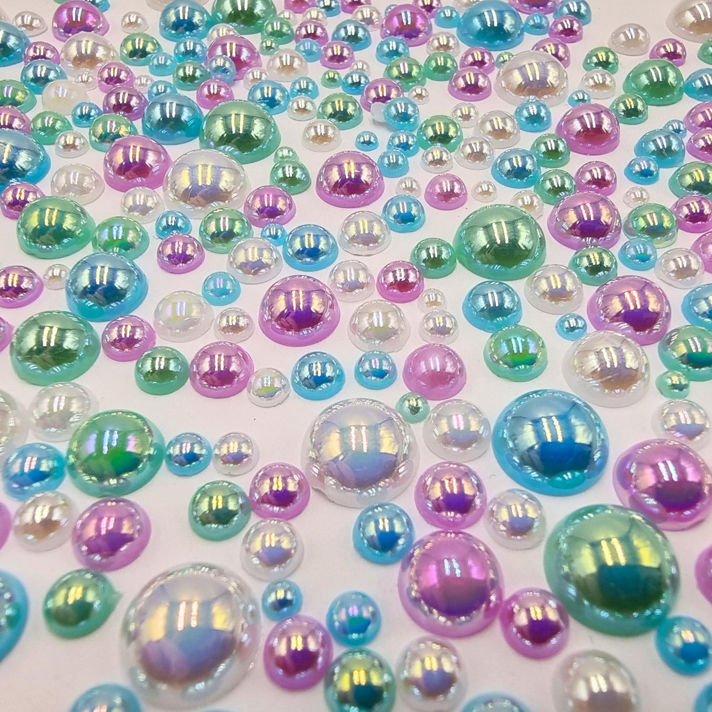 11 Bags or Jars - Pearl & Resin Rhinestone Bundle