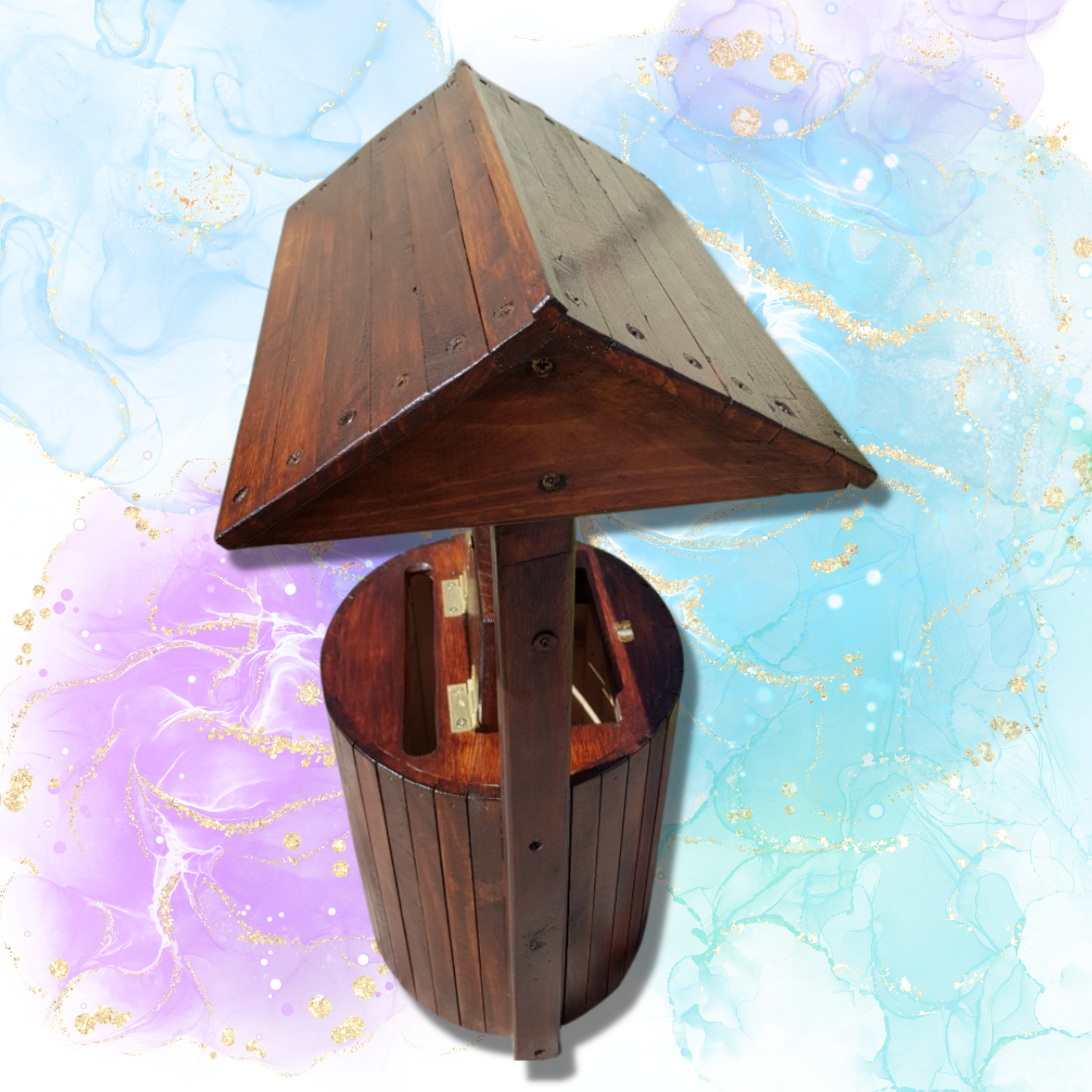 Pink Wedding Wishing Well Chest