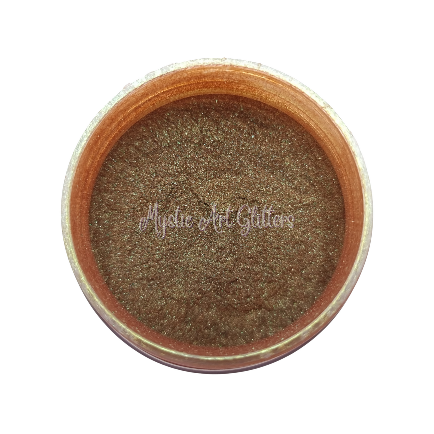 Chameleon Mica Powder - Sparkly Copper to Green Shift 14gm - Mystic Art Glitters