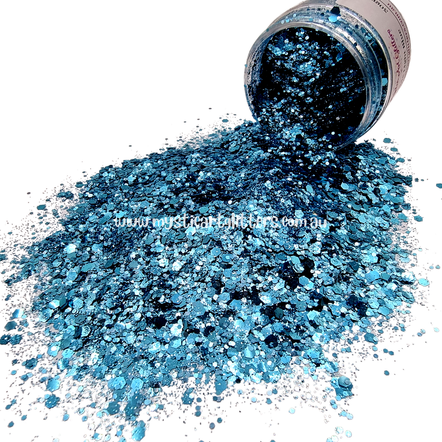 Biodegradable Glitter - Light Blue - Mystic Art Glitters