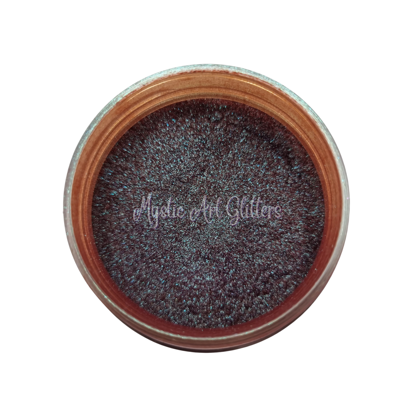 Chameleon Mica Powder - Ginger with Green Sparkles 14gm - Mystic Art Glitters