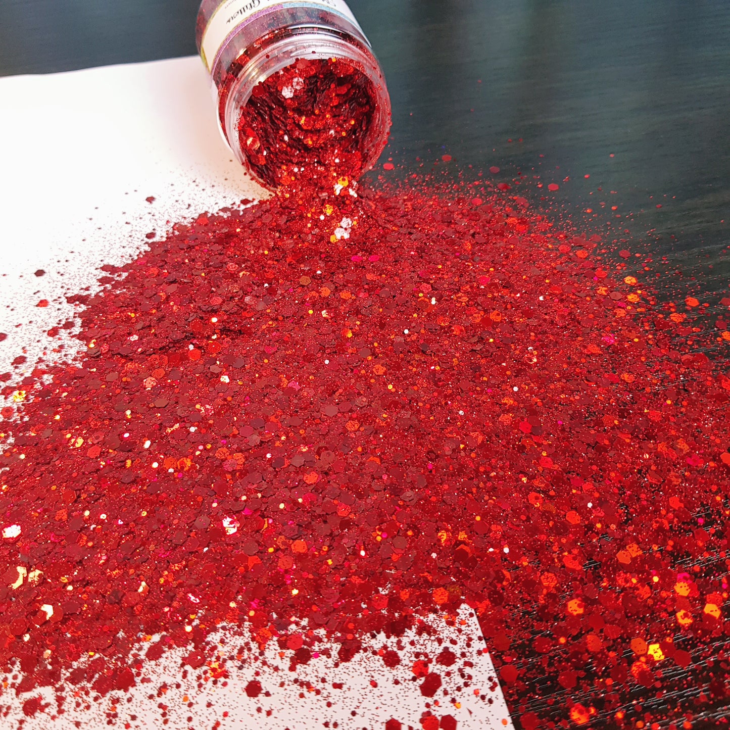 Mystic Art Glitters Red Cherry Berry Glitter