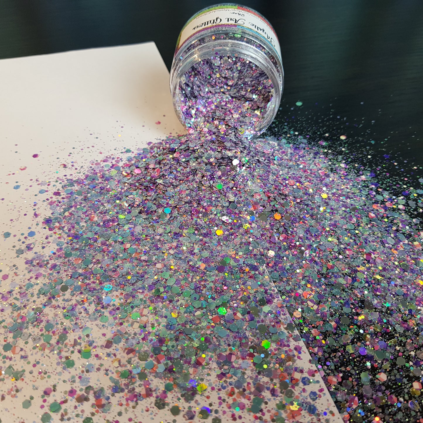Lilac Breeze Holographic Chunky Mix Glitter - Mystic Art Glitters