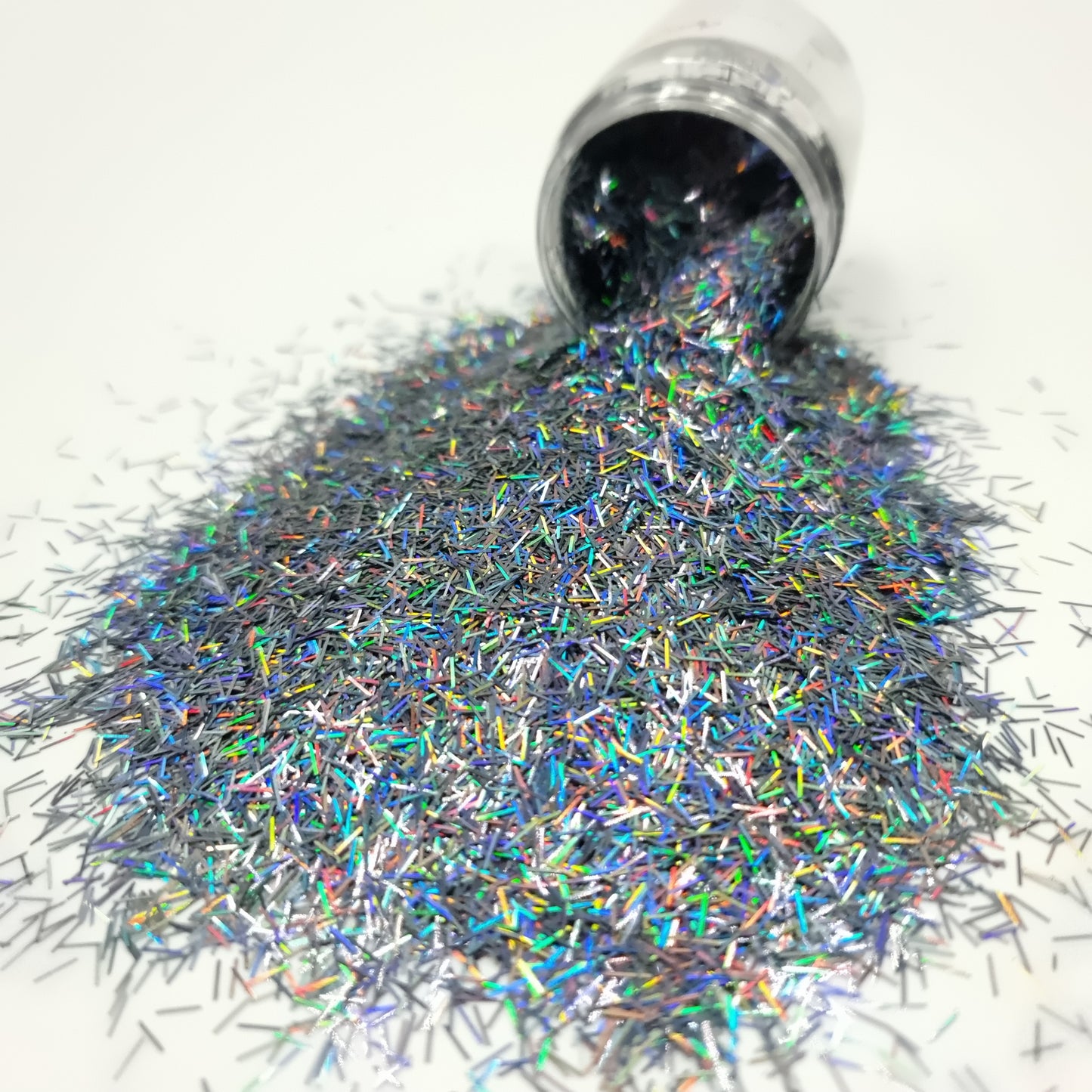 Graphite Tinsel Glitter - Mystic Art Glitters