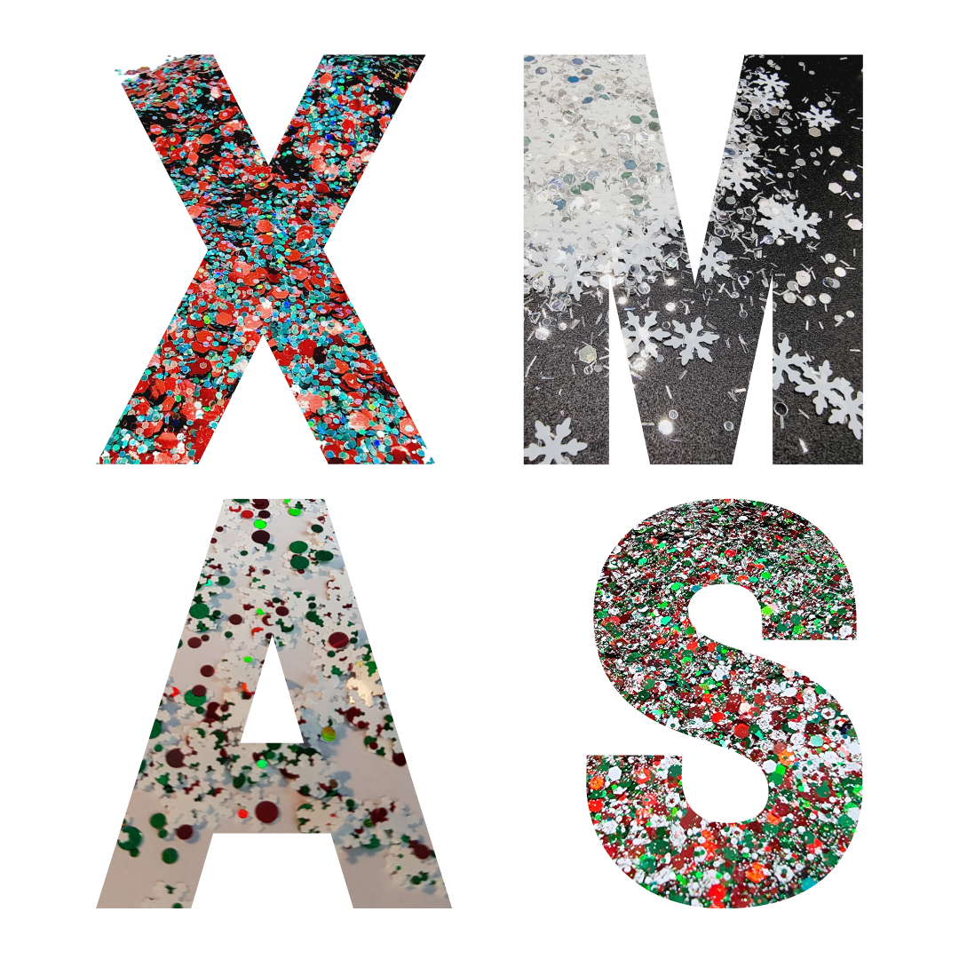 Christmas Mix - 5 Glitter Bundle - Mystic Art Glitters