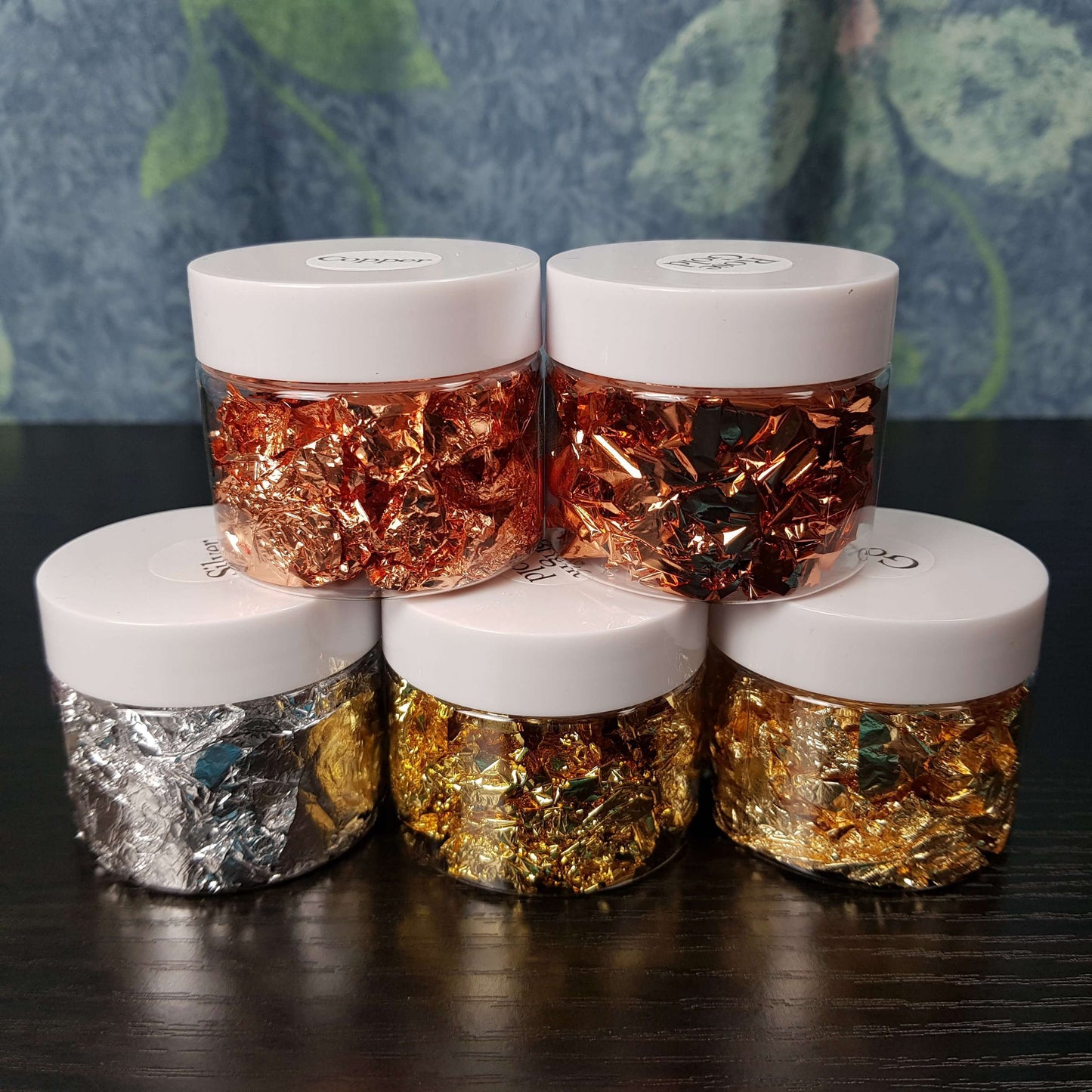 Metallic Leaf Foil Flakes - Mystic Art Glitters