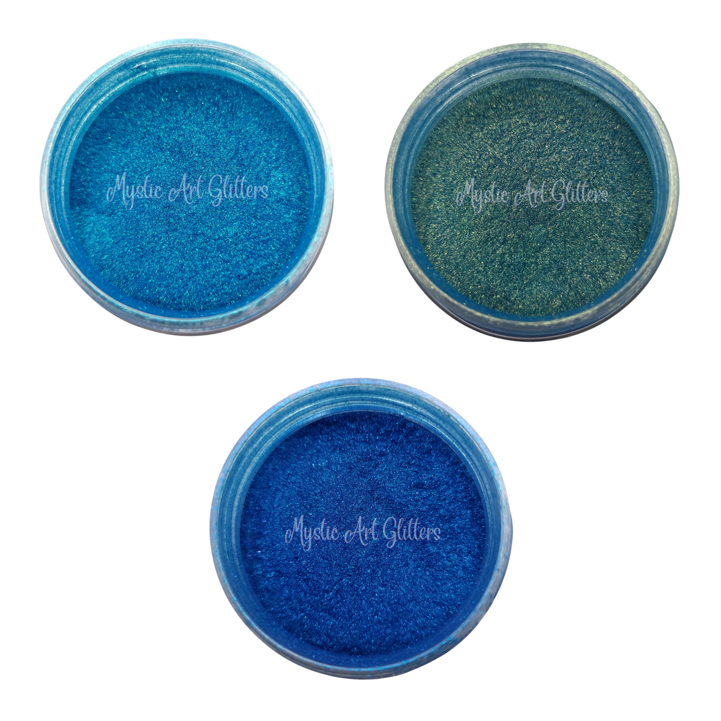 Mica Powder Bundle - Chameleon Blues - Mystic Art Glitters