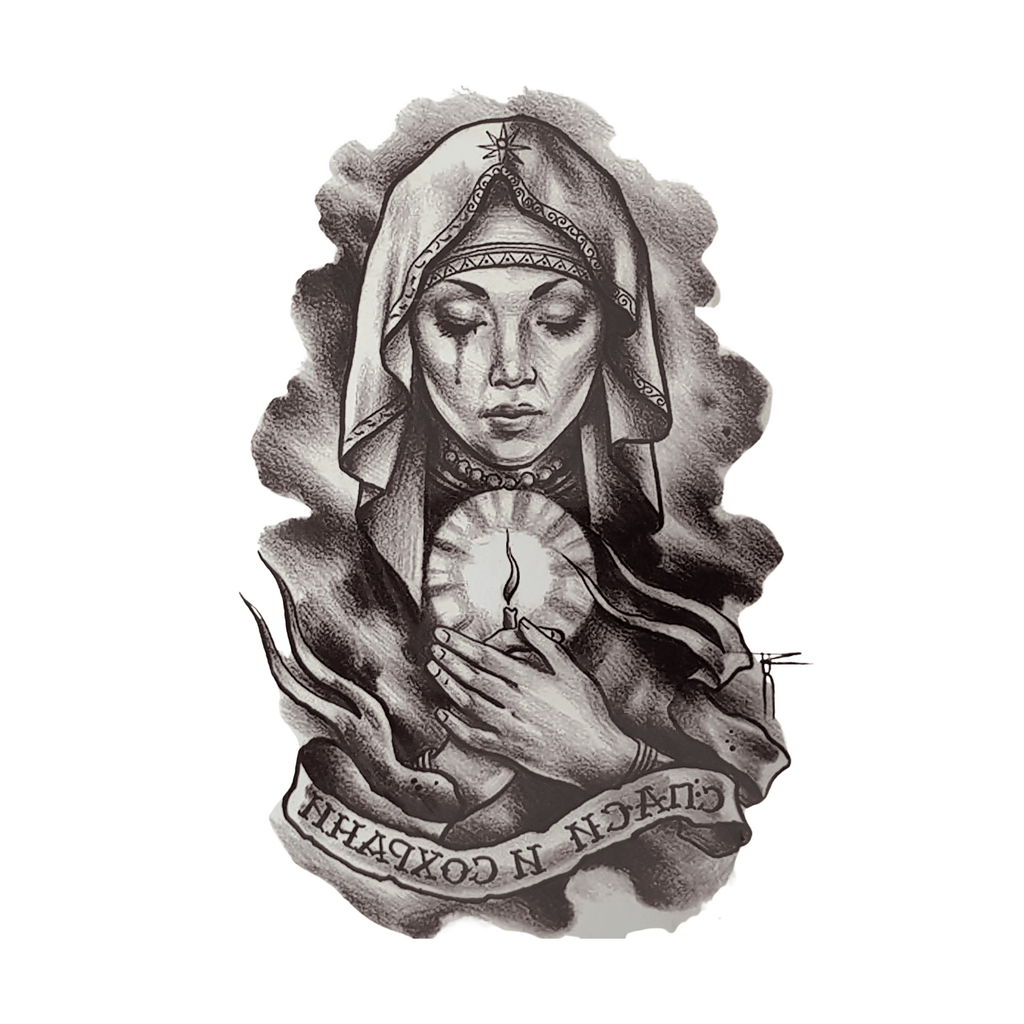 Temporary Tattoo HB-412 - Mystic Art Glitters