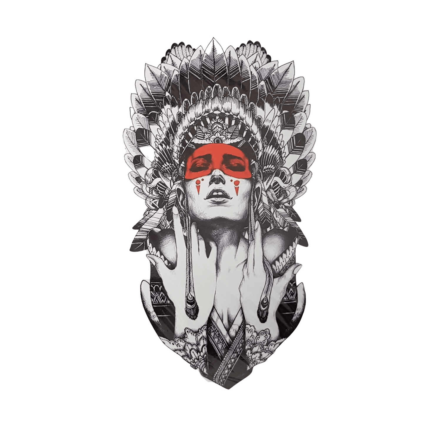 Temporary Tattoo HB-414 - Mystic Art Glitters