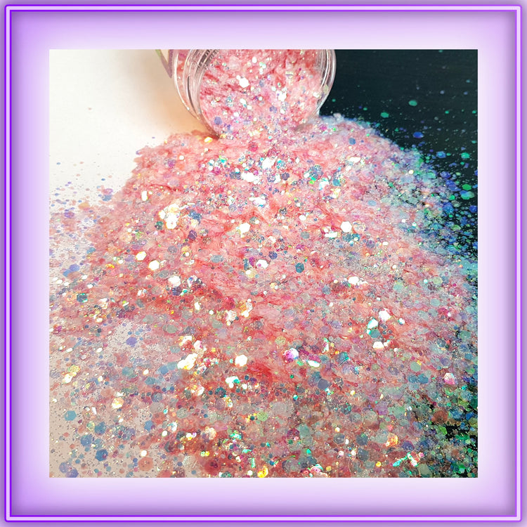 IRIDESCENT MIXED SIZE GLITTER