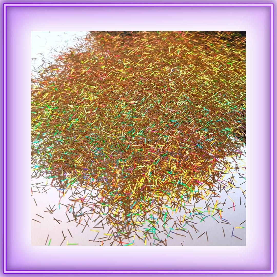 Gold Tinsel Glitter
