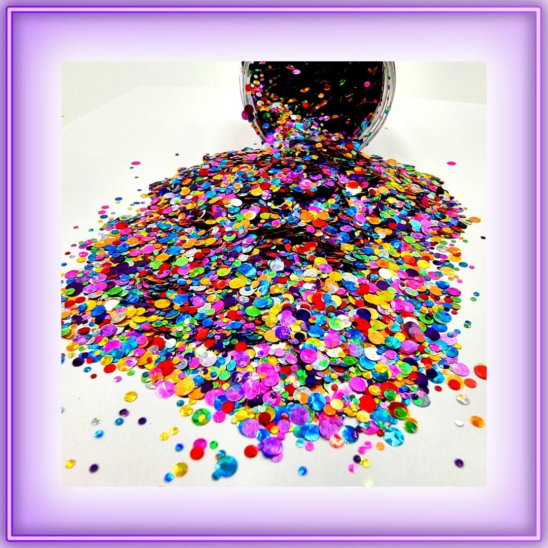 Round and Circle Shaped Glitters