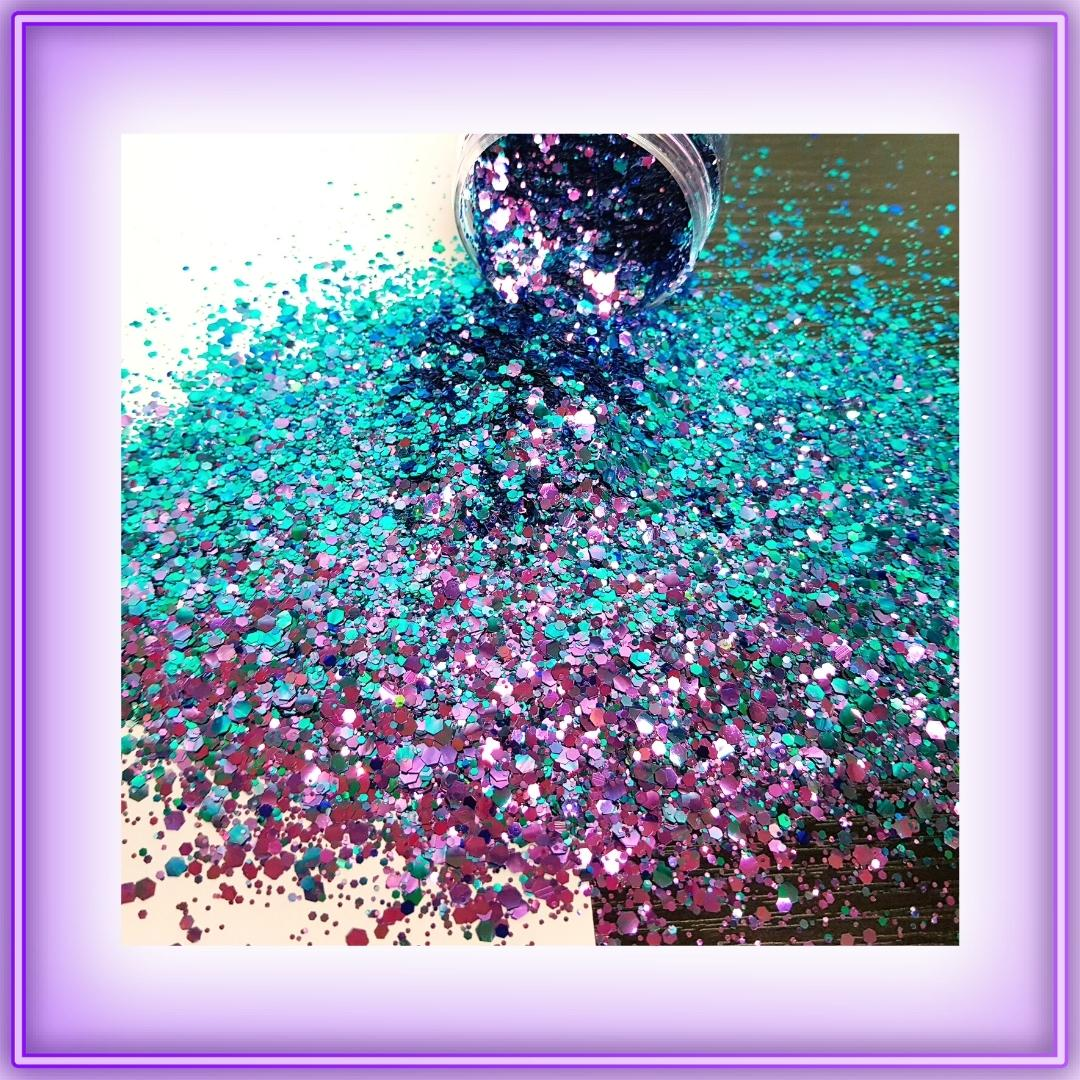 Colour changing glitters that shift colours