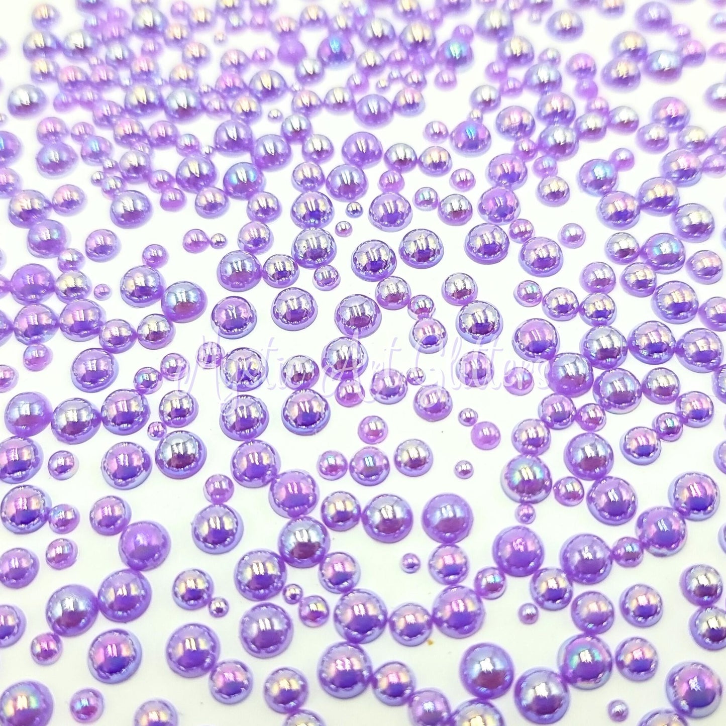 Pearl & Resin Rhinestones - Purple Mix