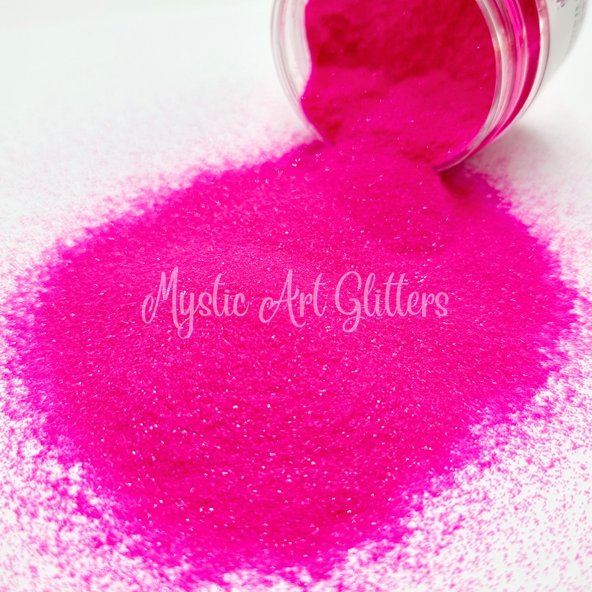Queen of the Desert fluro pink glitter