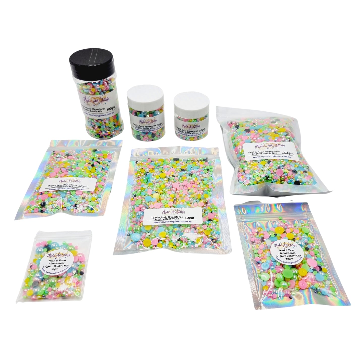 Pearl & Resin Rhinestones - Bright n Bubbly