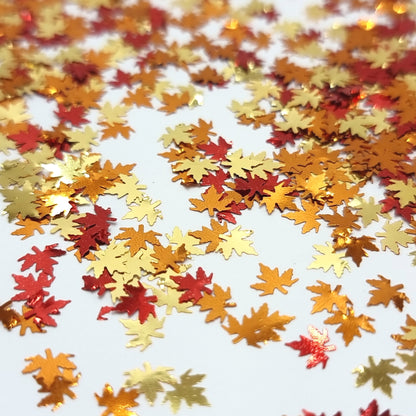 Maple Leaves Shaped Glitter/Confetti