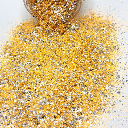 Alluring Fine Orange & Silver Mix