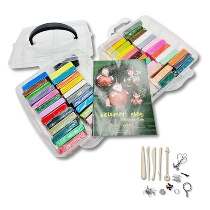 Polymer Clay Kit Oven Bake 50 x 20gm