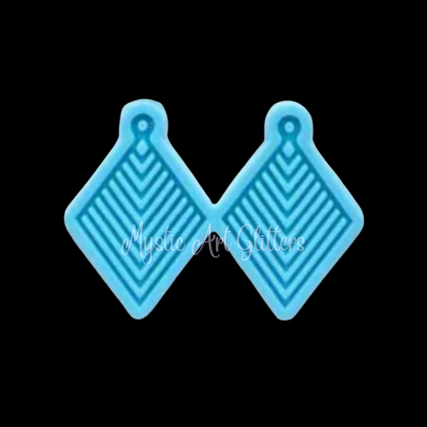 Striped Earring Silicone Mould