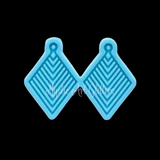 Striped Earring Silicone Mould