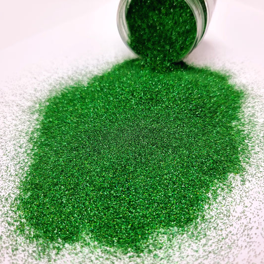 Peppermint Tea is an ultra fine holographic green glitter