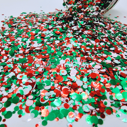 Deck the Halls christmas glitter