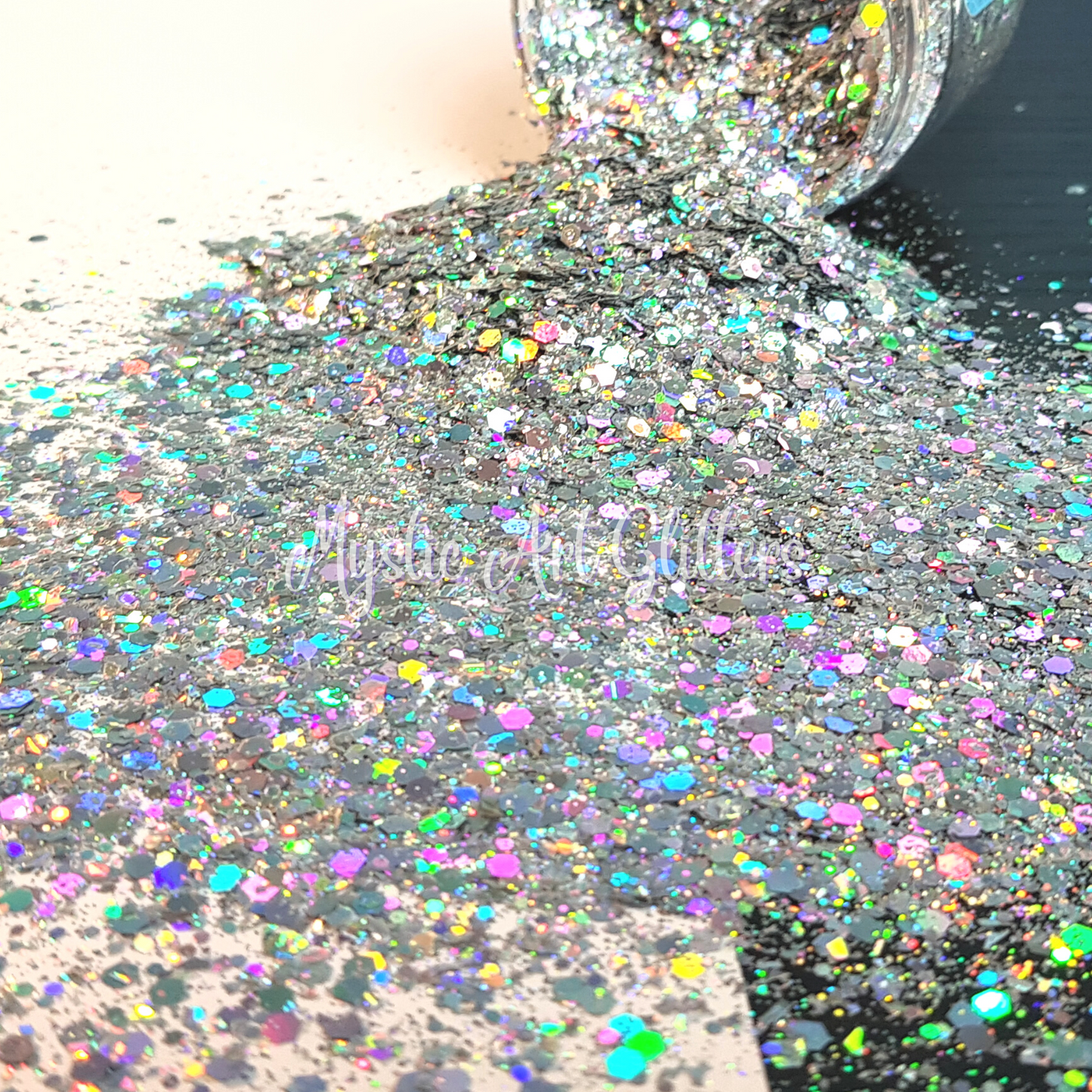 Silver Shimmer Holographic Mix
