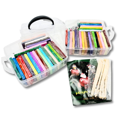 Polymer Clay Kit Oven Bake 50 x 30gm