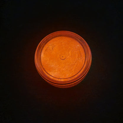Orange Glow in the Dark Mica Powder