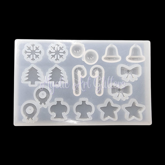 Christmas Stud Earring Silicone Mould