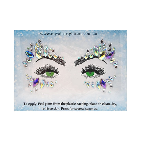 Secret Mystique Rhinestone Face Jewels - Iridescent