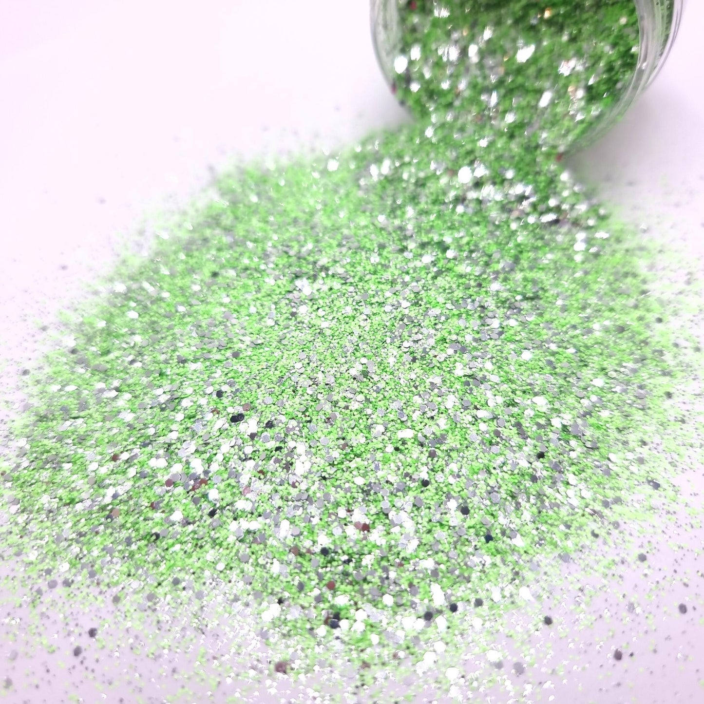 Tantalizing Green & Silver Fine Mix