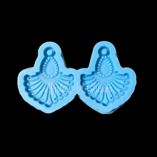 Decorative Fan Earring Mould