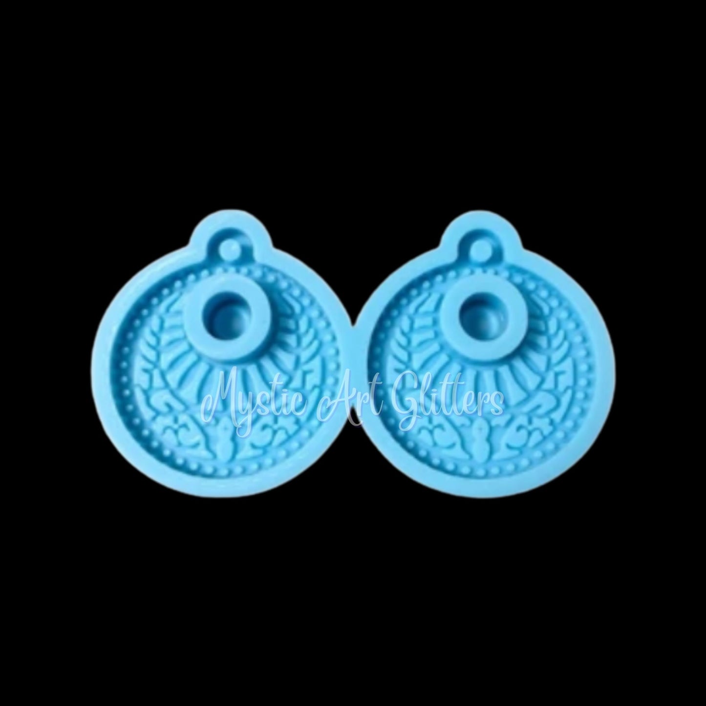 Decorative Circle Earring Mould