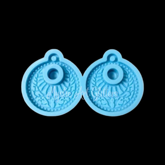 Decorative Circle Earring Mould