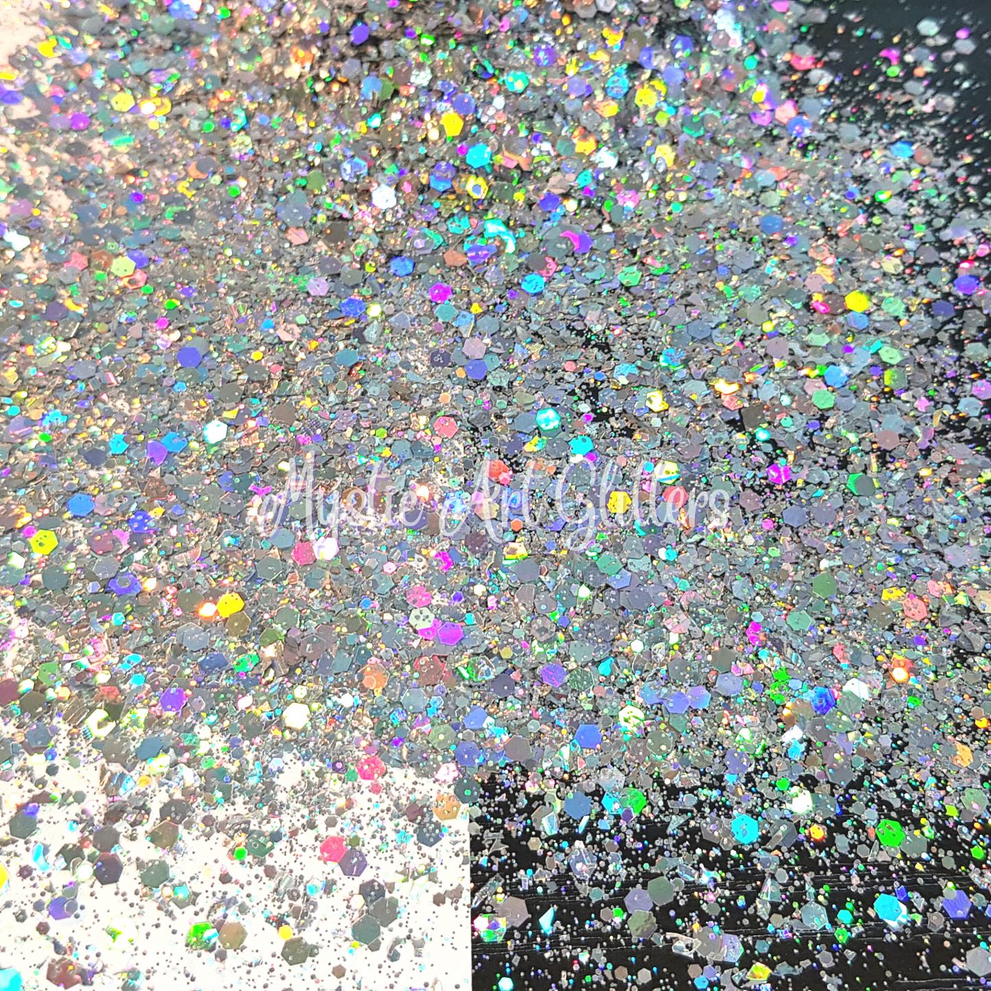Silver Shimmer Holographic Mix