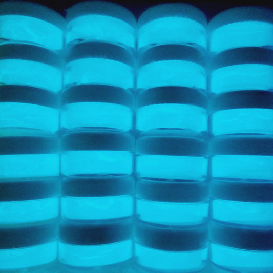 Light Blue Glow in the Dark Mica Powder