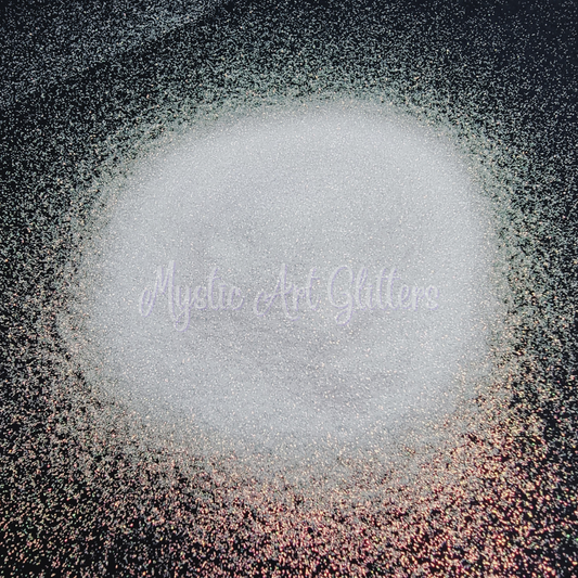 Biodegradable Glitter - White Extra Fine Iridescent Eco Friendly Glitter