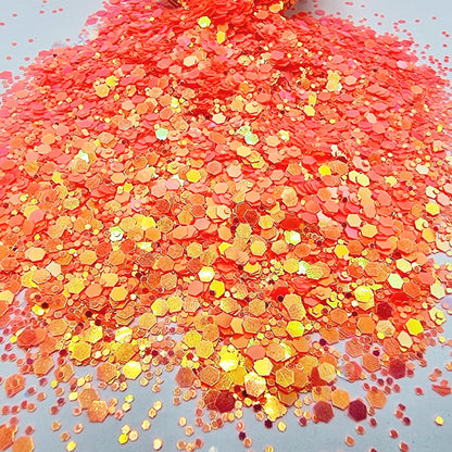 Glow In The Dark Glitter - December 1963 - Orange Colour Changing